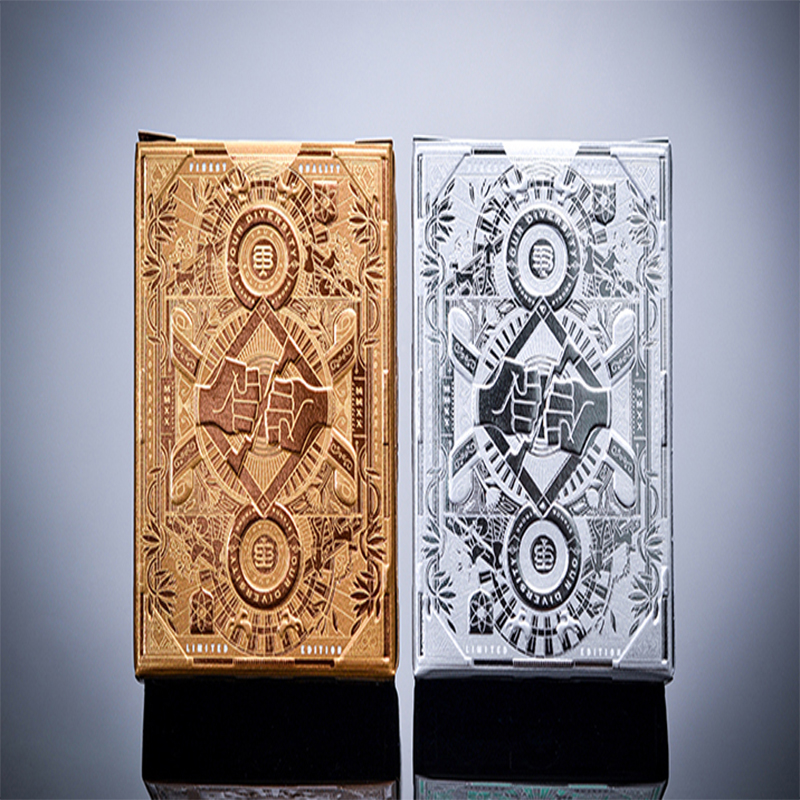 Product Solidarity Playing Cards By Riffle Shuffle - Solidarity Family - Gold and Silver Medal Edition